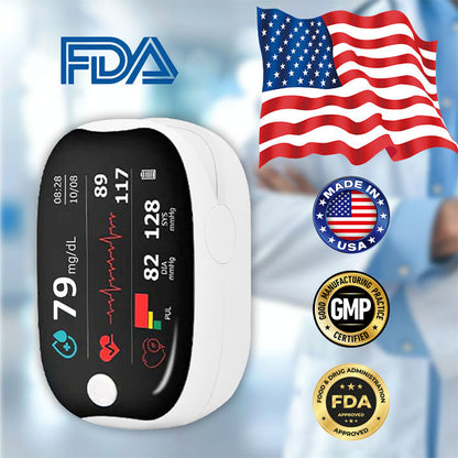 [Official Store] Zakdavi™ GlucoSense Laser Blood Glucose Monitoring Device