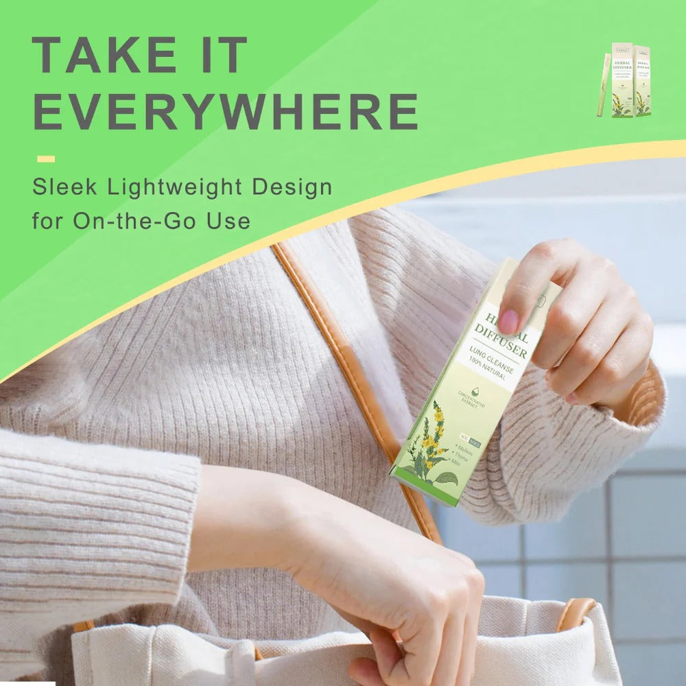 ODEIUN™ Herbal Aroma Diffuser 🌿 – Breathe Easy, Calm Your Mind